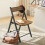 SoBuy Bar Chair Foldable 80cm Black 13