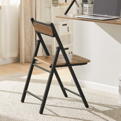 SoBuy Bar Chair Foldable 80cm Black 1