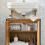 SoBuy Smal Badrumsunderskåp 60x60x30 cm 6