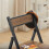 SoBuy Bar Chair Foldable 80cm Black 10