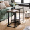 SoBuy Satsbord set om 2, Sidobord, Soffbord, Ca... 16