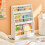 SoBuy Kids Bookcase 3-Shelf White 58x81cm 2