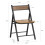 SoBuy Bar Chair Foldable 80cm Black 3