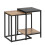 SoBuy Satsbord set om 2, Sidobord, Soffbord, Ca... 1