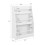 SoBuy Kids Bookcase 3-Shelf White 58x81cm 3
