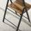 SoBuy Bar Chair Foldable 80cm Black 6