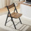 SoBuy Bar Chair Foldable 80cm Black 12