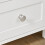 SoBuy White 3-Shelf Bedside Table with Drawer 6