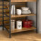SoBuy νησί κουζίνας FSB71-PF καστανό, 120x45x90cm 6