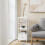 SoBuy White 3-Shelf Bedside Table with Drawer 10