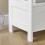 SoBuy White 3-Shelf Bedside Table with Drawer 8