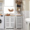 SoBuy Ντουλάπι Μπάνιου BZR41-W Λευκό 60x30x82cm 13