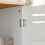 SoBuy Ντουλάπι Μπάνιου BZR41-W Λευκό 60x30x82cm 9