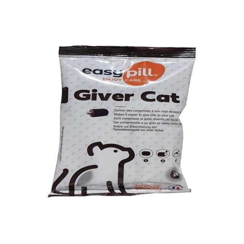 Easypill Cat Putty - 4 X 10 Gram Individually Wrapped Pill Pockets For Cats-image-OPC-PHXC22F-NEW