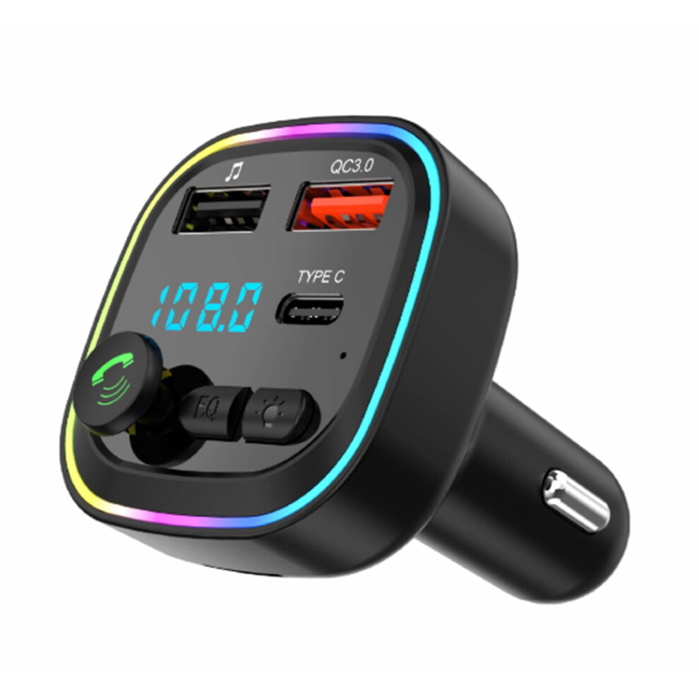 Car Bluetooth 5.0 Wireless Handsfree Car Fm Transmitter 9379360977835