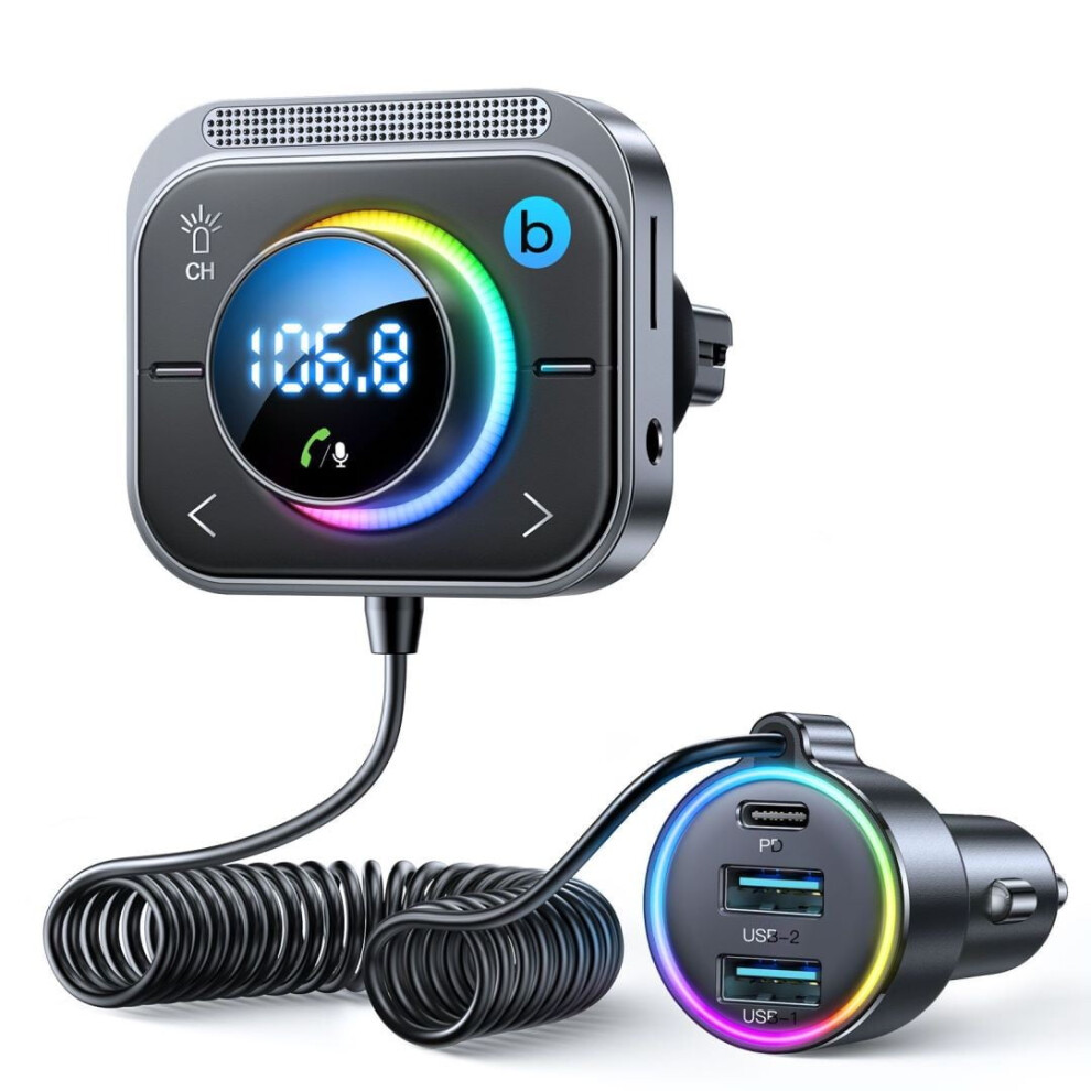 Bluetooth 5.3 Automatic Wireless Adapter Fm Transmitter 9379360977866