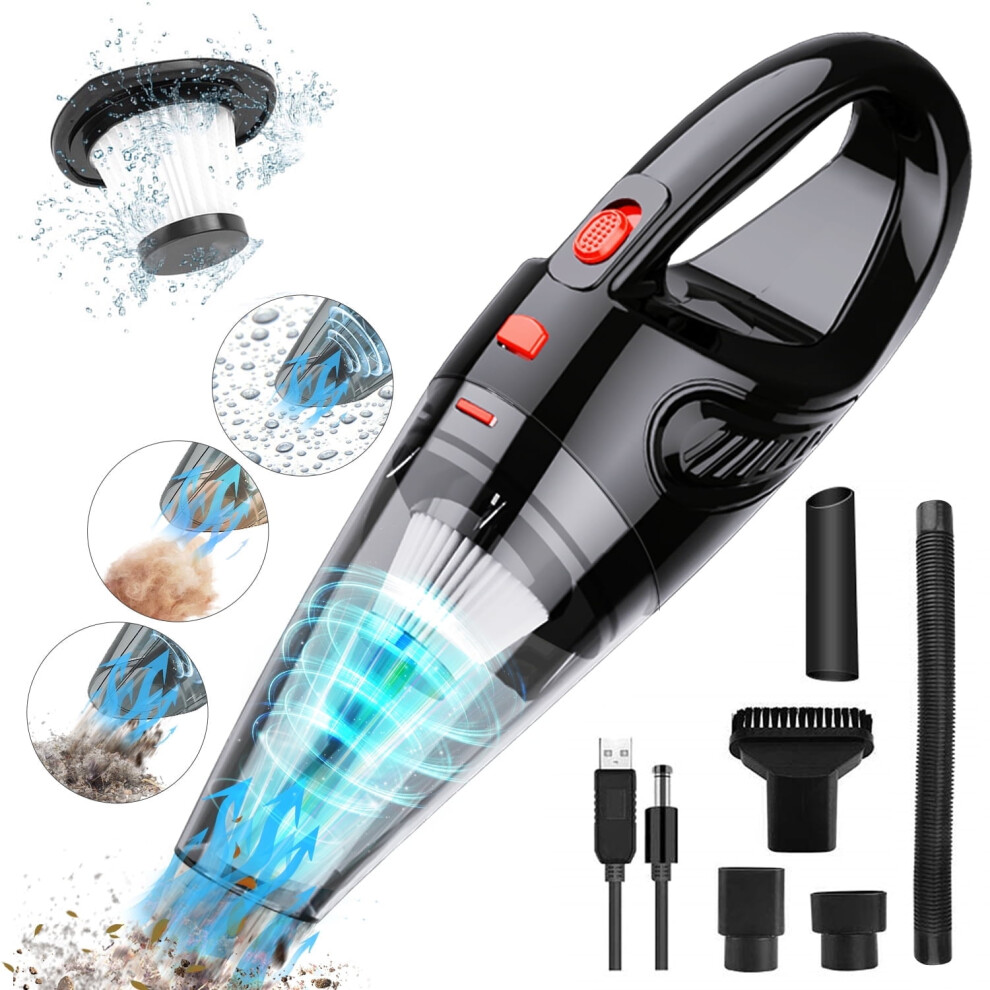 Cordless Vacuum Cleaner For Car And Household Handheld Vacuum Cleaner 9379360977972
