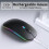 Portable illuminated computer mouse wireless mouse 5