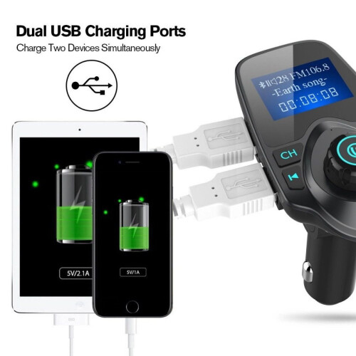 Bluetooth Car Wireless FM Transmitter 2