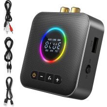 Bluetooth 5.4 HiFi receiver FM transmitter