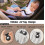 2-pack Airtag holder with pin AirTag case 2