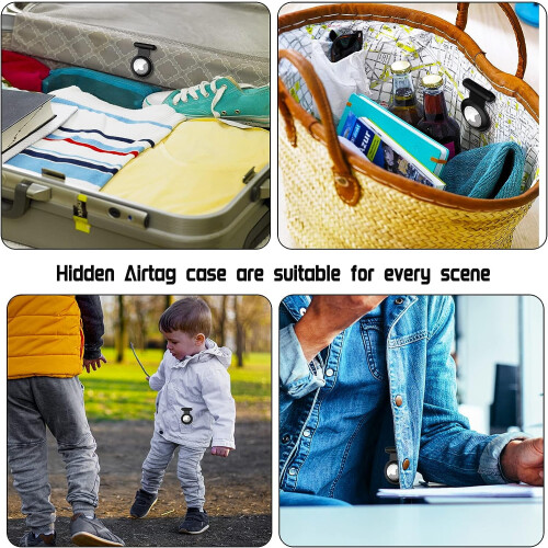 2-pack Airtag holder with pin AirTag case 2