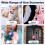 4-pack AirTag cases with keychain AirTag case 6