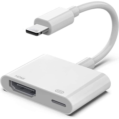 Lightning to HDMI adapter converter