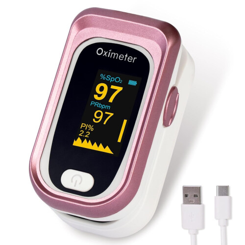 Rechargeable oximeter pulse oximeter