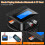 Bluetooth audio receiver with LCD display FM transmitter 4