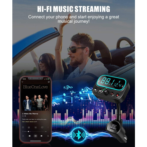 Bluetooth AUX FM transmitter FM transmitter 2