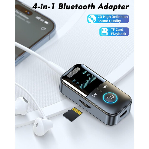 Aux Bluetooth adapter FM transmitter 1