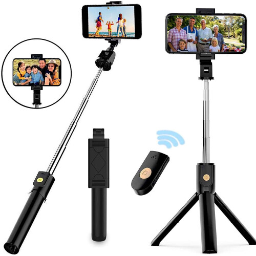 3 in 1 Extendable Self-Timer Tripod Selfie Stick