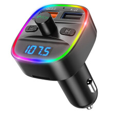 Bluetooth transmitter with metal housing FM transmitter