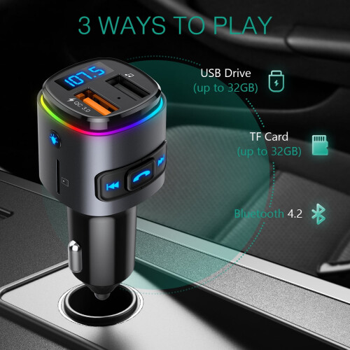Wireless car audio transmitter FM transmitter 1