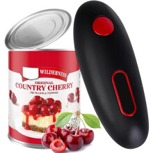 Can opener without sharp edges Electric can opener