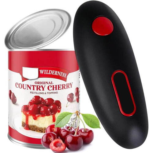 Can opener without sharp edges Electric can opener