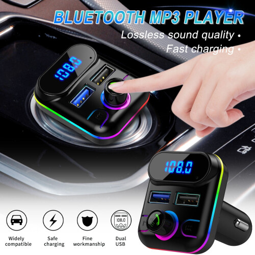 M33 Bluetooth Car MP3 Player FM Transmitter 2