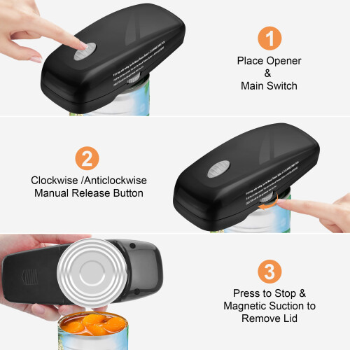 Automatic can opener, hands-free electric can opener 1