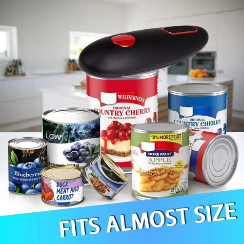Can opener without sharp edges Electric can opener 2
