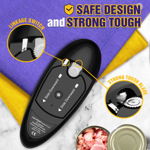 Automatic Can Opener with One-Touch Electric Can Opener 2
