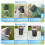 Mini inflator pump, portable, electric air pump 5