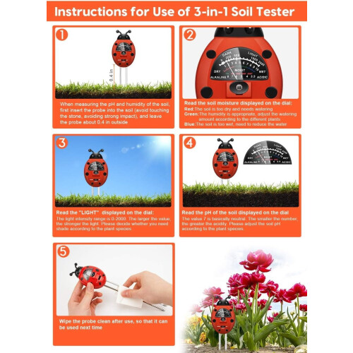 3-in-1 soil pH meter with light and pH soil tester 1