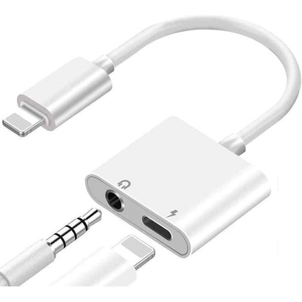Headphone Adapter 2 In 1 3.5 Mm Aux Audio Adapter Cable 9379360982952
