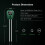 2-pack plant moisture light pH tester soil tester 4