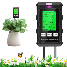 6-in-1 soil test with LCD screen soil meter