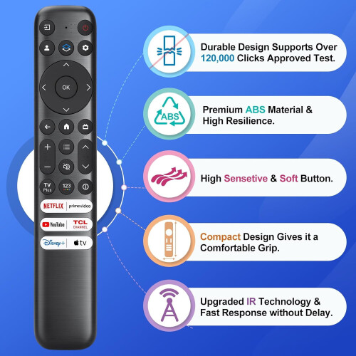for TCL RC813 replacement remote control 2