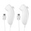 2 Pack Wii Nunchuck Controller Game Pad 1