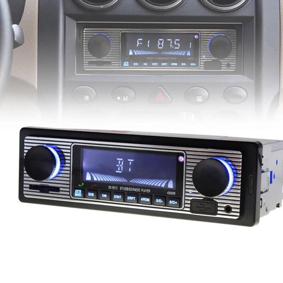 Bluetooth Vintage Fm Radio Mp3 Player Car Radio 9379360984123
