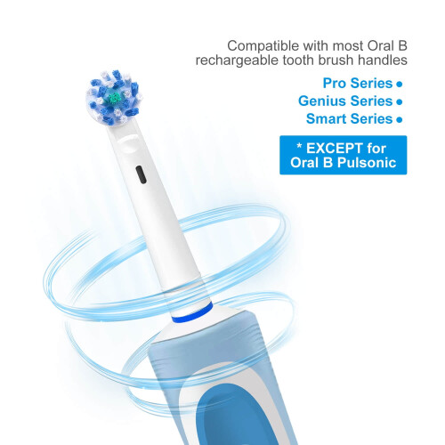 Oral B Electric Toothbrush Replacement Heads, 16 Pack Brush Heads 2
